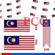 2x4 / 3x6 / 2x8 Bendera Malaysia / Flag Malaysia / Bunting Malaysia Polyester / Bunting 15 state