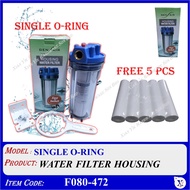 GEN AIR / YIKOM WATER FILTER HOUSING - SINGLE / DOUBLE O -RING (3/4") (F080-472 F080-473 F080-478)