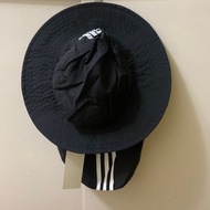 日本adidas戶外機能輕量抗UV漁夫帽遮陽帽54-57cm