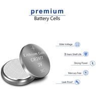 PKCELL CR2477 3V Lithium Battery 1pc / 5pcs