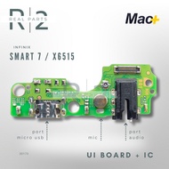 Mac+ Mic Charging Board + IC INFINIX Smart 7 / X6515 PCB Charger Board