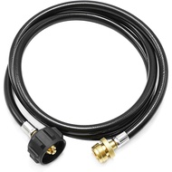 6FT Propane Adapter Hose 1lb to 20lb for Weber Q1200 Q1000 Gas Grill, for QCC1/Type1 Tank Connect to