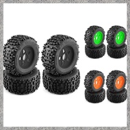 Z94Pcs 170mm 1/7 1/8 Stunt Truck Tire 12mm 14mm 17mm Wheel Hex for Sledge KRATON Outcast