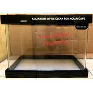 NEW Aquarium Optic Clear Akuarium Kaca Bending Lengkung RECENT 31