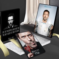 House MD TV Classic Vintage Poster Sticky Posters Wall Sticker Living Room Bar Cafe Wall Decoration
