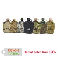 US Army Bottle 1 Liter Water Bottle Drinking Bottle - Army Chocolate