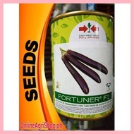 ☸ ◬ FORTUNER F1 (50G) HYBRID LONG VIOLET EGGPLANT BY EAST WEST SEEDS APPROXIMATELY 10,000- 14,000 S