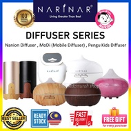 NARINAR Ultrasonic Diffuser Series ~ Pengu Diffuser , Nanion Wood Diffuser , Nanion Rose Pink , MoDi