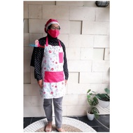 KATUN Barista Apron Hat | Nursecap Haircap | Cheap cotton apron | Cotton Patterned Apron