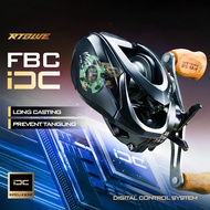 BEARKING RTBLUE FBC-DC Baitcasting Reel Digital Control Carbon Body Long Cast Short axis spool 6+1BB