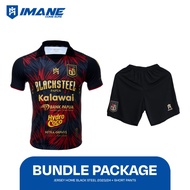 IMANE BUNDLE PACKAGE JERSEY AND PANT HOME BLACK STEEL 2024-25
