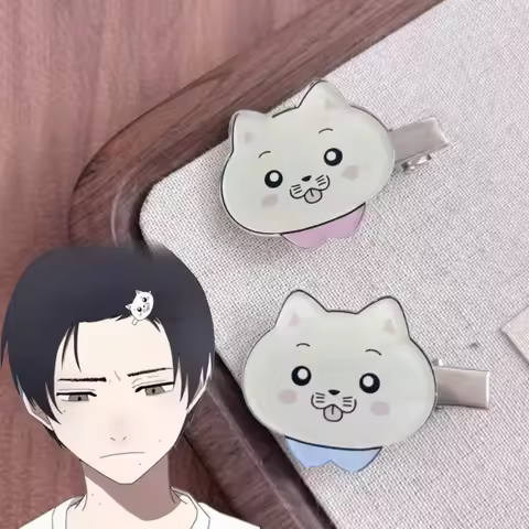 Anime The Summer Hikaru Died Cosplay Headwear Unisex Kawaii Little Cat Hairclip Hairpin Jewelry Hair