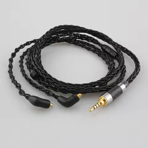 2.5mm 3.5mm XLR 4.4mm Headphone Cable Silver Plated+OCC wire Cord Better Sound Cable for Etymotic ER