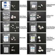 1Packs 10pcs/pack  Lingual Button Hole-equipped Double-wing Lingual Hook Puller with Round-bottom Me