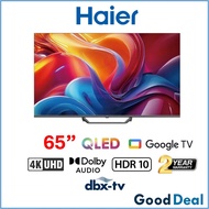 Haier H75S80FUX 75" / H65S80FUX 65" / H55S80FUX 55" /  H50S80FUX 50" QLED 4K UHD Google Smart TV