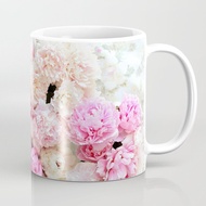 Mug Kopi peony musim panas summer peonies Coffee Mug