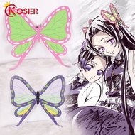 [LXYH- COSER KING] 2pcs อนิเมะครับ ชิโนบ คานาโอะ Demon Slayer Kimetsu No Yaiba Kanawo Tsuyuri Kochou Shinobu Kanao Butterfly Hairpin props อุปกรณ์เสริม ดาบพิฆาตอสูร
