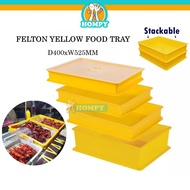 Cake Tray/ Yellow Cake Tray/ Bakery Tray/ Industry Plastic Tray / Tray Roti /Bekas Kuih