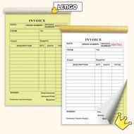 [LETIGO] Invoice Receipt Book, Tear- 2-Part Forms Duplicate Invoice Book, Portable Signature Line Li