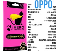 Focus Hero CAT โฟกัสฟิล์มกระจกนิรภัยกันรอยแบบเต็มจอ oppo A92/A94/A74/A93/A54/A53/A31/A15/A12 A9/A52020/A3s/A5s/F9/F11pro