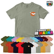 KATUN HLO KIDZ BOYS & GIRLS SHORT-SLEEVED T-SHIRT COMBED COTTON 30S FOX SMALL