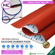 MESIN PERALATAN Rubber Sheet Silicone Adhesive 3M 9448A Thickness 4mm 5mm 6mm Silicone Rubber Gasket