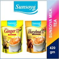 Sunsoya Ginger Milk Tea/ or Hazelnut Milk Tea (420g) - Sunsoya Brand - 420g