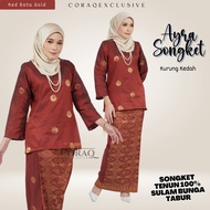 BAJU KURUNG KEDAH SONGKET TENUN BAJU RAYA 2024 CQ MAGENTA OFF WHITE DARK OLIVE  NAVY BLUE  RED BRICK  DUSTY PINK GOLD