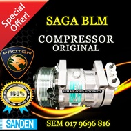 PROTON SAGA BLM ORIGINAL SANDEN SD 6PK 7H15 COMPRESSOR/ KOMPRESOR (CAR AIRCOND SYSTEM)