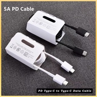 5A Super Fast charger UK 45W PD Type C to Type-C Adapter USB C Cable For Samsung S22 Ultra S21 Plus 