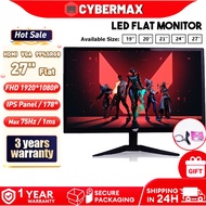 YGT SLIM FHD 19" 20" 21" 24" 27" Led Monitor 1080P 60Hz/75Hz PC Monitor For Desktop Computer Laptop