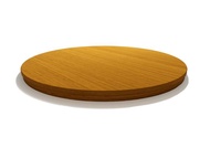 SIMPLE TEAK WOOD BAHAMAS ROUND TABLE  TOP D 80 FOR RESTAURANTS