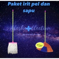 STRING BROOM AND MOP PACKAGE 1 IN 2