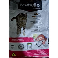 7kgs MONELLO SALMON AND CHICKEN (Urinary track health) ADULT PREMIUM CAT FOOD ORIGINAL PACKAGING