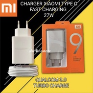 RE CHARGER/TC XIAOMI FAST CHARGGING TYPE C 27w 3A FAST CHARGER REDMI