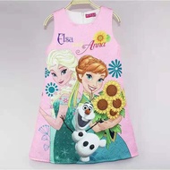 Budak Girl Kids Elsa & Anna Dress (Pink)
