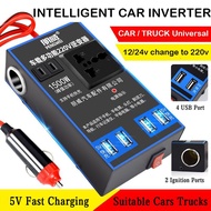 Car Inverter 12V 24V to 220V Power Converter Multi-function truck socket charger Car Power Inverter 