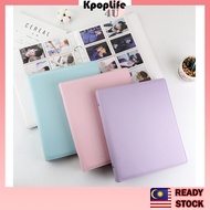 B5 Korea Macaron Photocard Binder PU 2R Photo Album 3 Ring PU Case Binder Card Sleeve BT Photo card 