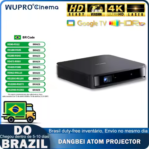 Dangbei Atom Laser Projector 1200ISO Lumen GoogleTV Netflix Global Version Cinema Dolby Vision Porta