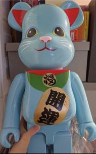 1000% BEARBRICK 招財貓 洪陽夜光