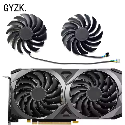 New For MSI GeForce RTX3050 3060 3060ti 3070 8GB VENTUS 2X OC Wantushi Graphics Card Replacement Fan
