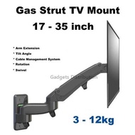 3-12kg 17 to 35 Inch Gas Strut TV Wall Bracket Holder Mount 2863.1