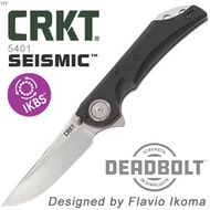 '''Flashlight Magic ''CRKT SEISMIC Stainless Steel Folding Knife 5401 (G10 Grip)