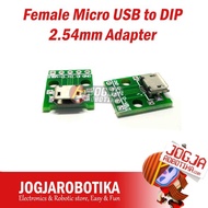 Female Micro USB to DIP 2.54mm Adapter