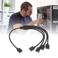 ARGB Splitter Cable Female To Female RGB Splitter Extension Cable 3 Pin 1 To 4 for 5V ARGB Fan