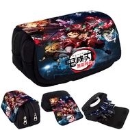 clu GC4 Demon Slayer Pencil Case Kamado Tanjirou Kamado Nezuko Pencil Case 3D Large Capacity Flip St