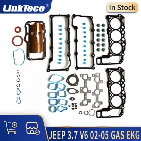 Engine Parts Full Gasket Set Kit 3.7 L V6 GAS SOHC EKG 02-05 For JEEP GRAND CHEROKEE LIBERTY DODGE R