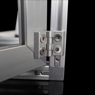 铝型材铝合页锌合金合页金属银铝2020/3030/30404040可拆合页铰链Aluminum profile aluminum hinge zinc alloy hinge metal silver