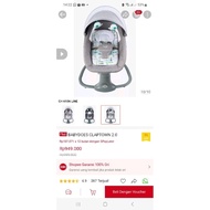 Preloved Babydoes Claptown 2.0 Electric Baby Swing Baby Bouncer With Song Remote Electric Swing Chai