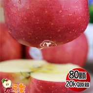 果之家 美國華盛頓榨汁富士蘋果80顆入20kg(單顆約250g)